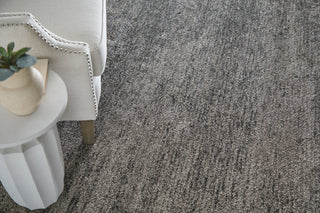 Feizy Jameson 39R8F Gray/Black Area Rug Lifestyle Image Feature