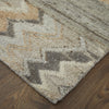 Feizy Kasbah 69FZF Ivory/Gray/Orange Area Rug Lifestyle Image Feature