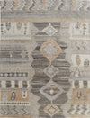 Feizy Kasbah 69FZF Ivory/Gray/Orange Area Rug Main Image