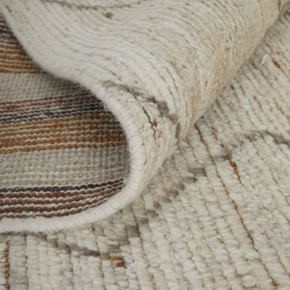 Feizy Kasbah 69G0F Ivory/Tan/Orange Area Rug Corner Image