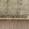 Feizy Kendall 8A59F Green/Brown/Ivory Area Rug Corner Image with Rug Pad