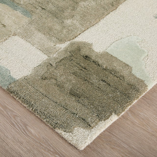 Feizy Kendall 8A59F Green/Brown/Ivory Area Rug Lifestyle Image Feature