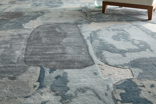 Feizy Kendall 8A60F Blue/Gray Area Rug Close Up