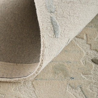 Feizy Kendall 8A62F Ivory/Blue/Gray Area Rug Edge