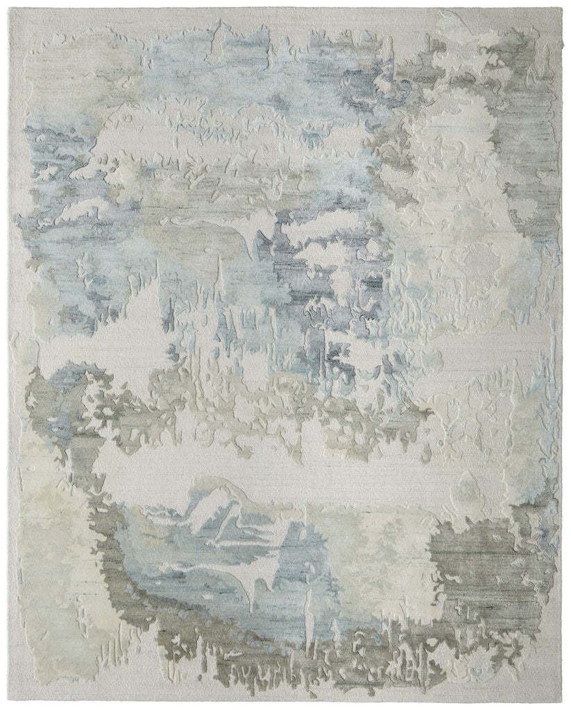 Feizy Kendall 8A62F Ivory/Blue/Gray Area Rug main image