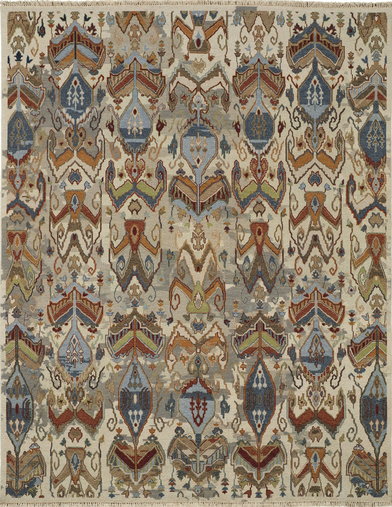 Feizy Leylan 0563F Tan/Ivory/Orange Area Rug Main Image