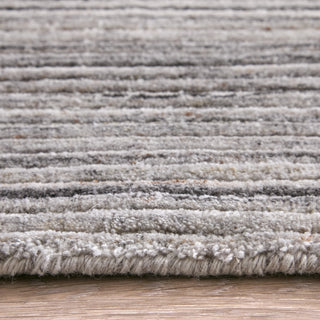 Feizy Lakewood 8A23F Gray/Black/Brown Area Rug Corner Image