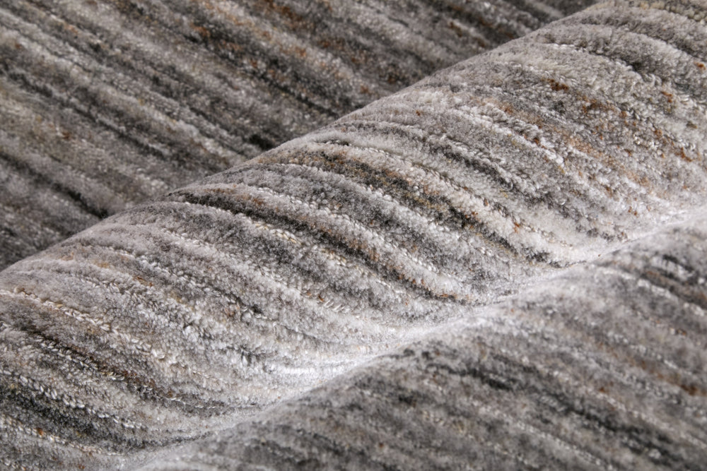 Feizy Lakewood 8A23F Gray/Black/Brown Area Rug Lifestyle Image Feature