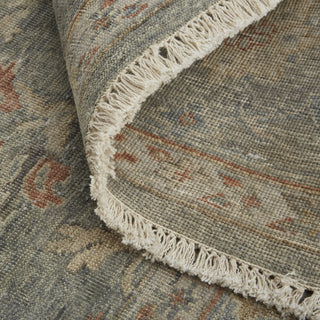 Havila Fine Rugs Mughal S1766 Blue/Taupe/Red Area Rug Rolled Image
