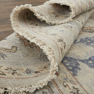 Havila Fine Rugs Mughal S1766 Gray/Tan/Blue Area Rug Rolled Image