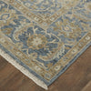 Havila Fine Rugs Mughal S1770 Blue/Taupe/Ivory Area Rug Corner Image