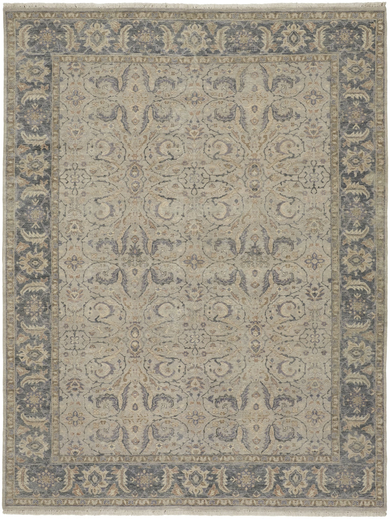 Havila Fine Rugs Mughal S1770 Tan/Blue/Gray Area Rug main image