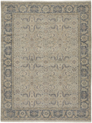 Havila Fine Rugs Mughal S1770 Tan/Blue/Gray Area Rug main image