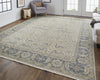 Havila Fine Rugs Mughal S1770 Tan/Blue/Gray Area Rug Lifestyle Image Feature