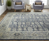 Havila Fine Rugs Mughal S1828 Gray/Taupe/Ivory Area Rug Lifestyle Image Feature