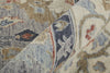 Havila Fine Rugs Mughal S1833 Gray/Ivory/Blue Area Rug Detail Image