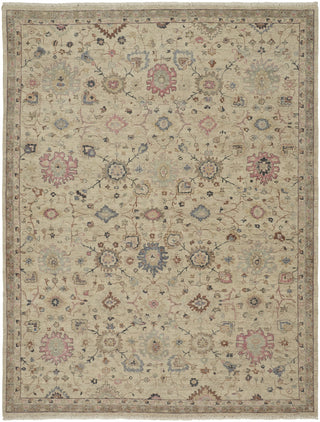 Havila Fine Rugs Mughal S1834 Ivory/Pink/Blue Area Rug main image