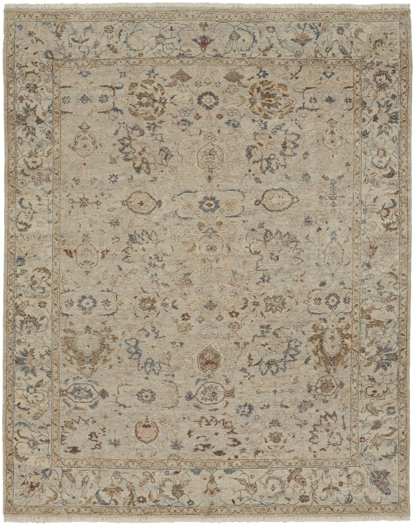 Havila Fine Rugs Mughal S1835 Silver/Gray/Ivory Area Rug main image