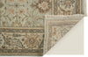 Havila Fine Rugs Mughal S1839 Tan/Brown/Gray Area Rug Corner Image with Rug Pad