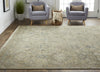 Havila Fine Rugs Mughal S1840 Taupe/Ivory/Gray Area Rug Lifestyle Image Feature