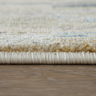 Feizy Melrose 39ULF Ivory/Blue/Brown Area Rug Pile Image