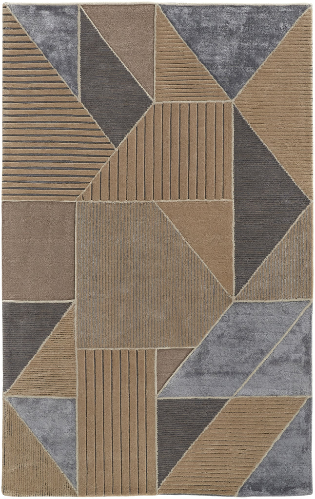 Feizy Nash 8852F Brown/Tan/Gray Area Rug main image