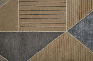 Feizy Nash 8852F Brown/Tan/Gray Area Rug Pattern Image