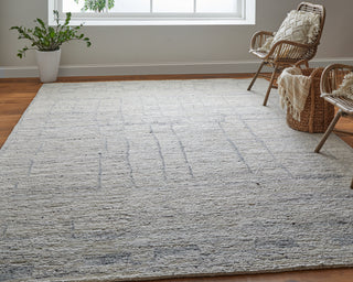 Feizy Navaro 8913F Ivory/Gray/Blue Area Rug Lifestyle Image Feature