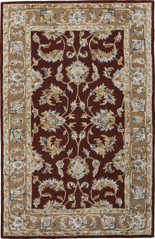 Feizy Prescott 8937F Red/Tan/Ivory Area Rug Main Image