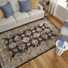 Feizy Prescott 8938F Brown/Tan/Orange Area Rug Lifestyle Image Feature