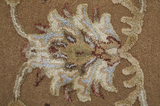 Feizy Prescott 8939F Tan/Ivory Area Rug Corner Image