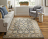 Feizy Prescott 8939F Taupe/Tan/Ivory Area Rug Lifestyle Image Feature