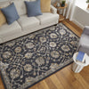 Feizy Prescott 8940F Blue/Silver/Gray Area Rug Lifestyle Image Feature