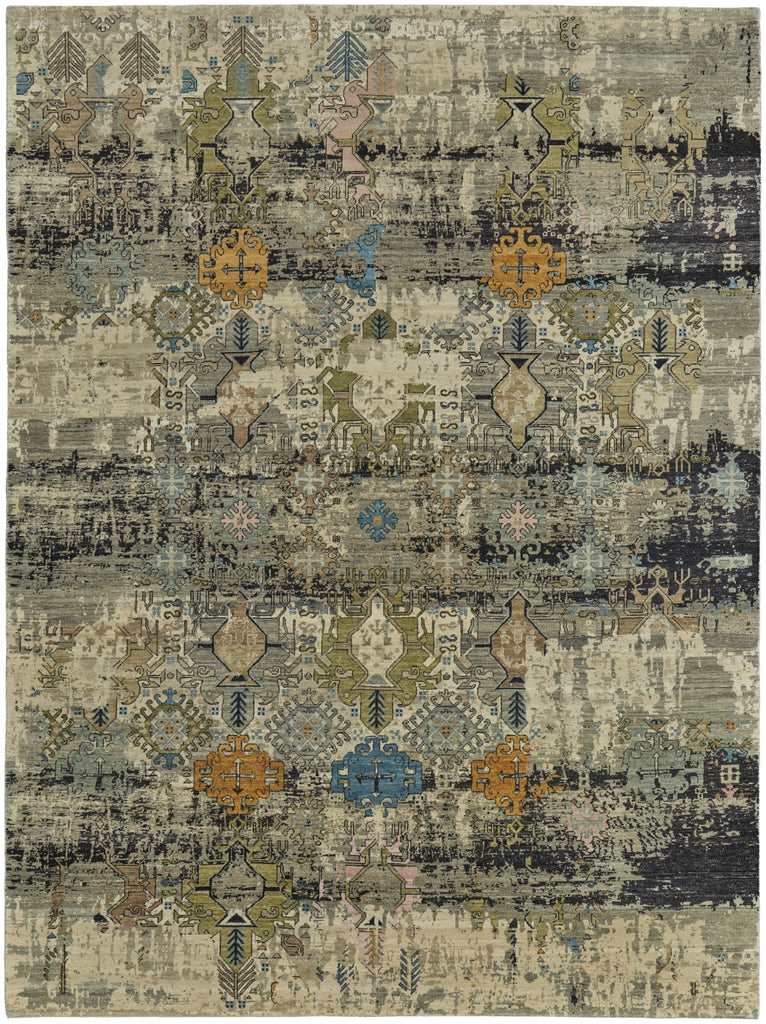 Feizy Palmer 69C6F Green/Tan/Gray Area Rug main image