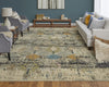 Feizy Palmer 69C6F Green/Tan/Gray Area Rug Lifestyle Image Feature