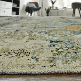 Feizy Palmer 69C6F Green/Tan/Gray Area Rug Pile Image