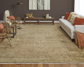 Feizy Palmer 69C7F Brown/Taupe/Tan Area Rug Lifestyle Image Feature