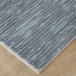 Feizy Priestley 39UCF Blue Area Rug Corner Image