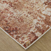 Feizy Pearson 39UEF Ivory/Red/Tan Area Rug Corner Image