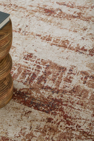 Feizy Pearson 39UEF Ivory/Red/Tan Area Rug Lifestyle Image Feature