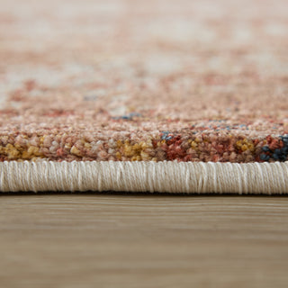 Feizy Pearson 39UEF Ivory/Red/Tan Area Rug Pile Image