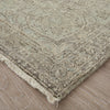 Feizy Rowen 69AMF Gray/Taupe/Blue Area Rug Corner Image