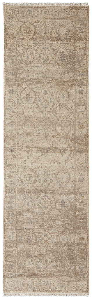 Feizy Rowen 69APF Tan/Taupe/Ivory Area Rug main image
