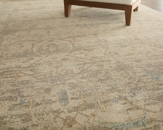 Feizy Rowen 69APF Tan/Taupe/Ivory Area Rug Lifestyle Image Feature