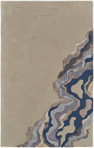 Feizy Serrano 8856F Ivory/Tan/Blue Area Rug main image
