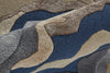 Feizy Serrano 8856F Ivory/Tan/Blue Area Rug Detail Image