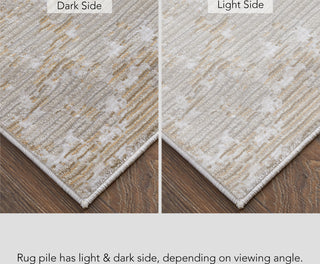 Feizy Sonora 39PLF Gray/Ivory/Brown Area Rug Lifestyle Image Feature