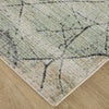 Feizy Sonora 39U8F Green/Tan/Ivory Area Rug Corner Image