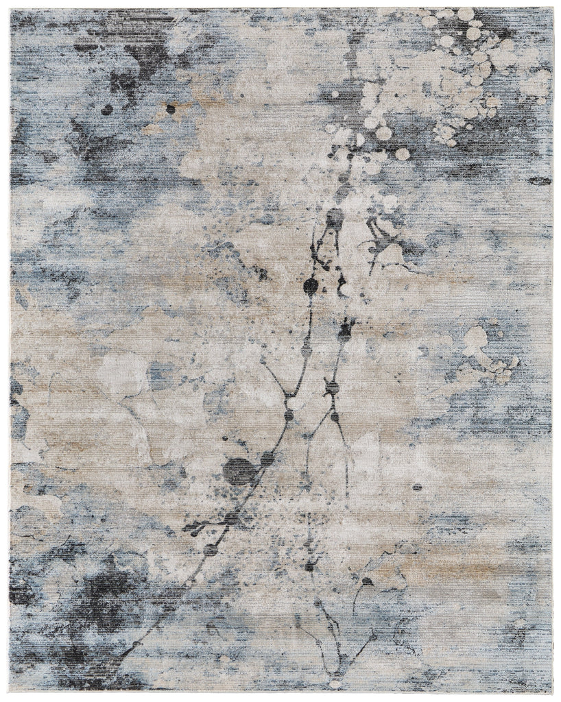 Feizy Sonora 39U9F Blue/Ivory/Tan Area Rug main image