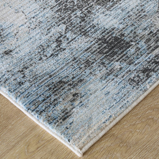 Feizy Sonora 39U9F Blue/Ivory/Tan Area Rug Corner Image